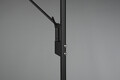 Lampadar Brantford, TRIO, 30x180 cm, 30W/6.5W, 2x SMD LED, metal, negru mat