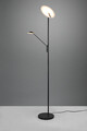 Lampadar Brantford, TRIO, 30x180 cm, 30W/6.5W, 2x SMD LED, metal, negru mat