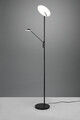 Lampadar Brantford, TRIO, 30x180 cm, 30W/6.5W, 2x SMD LED, metal, negru mat