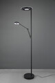Lampadar Barrie, TRIO, 30x181 cm, 32W/6W, 2x SMD LED, metal, negru mat