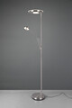 Lampadar Barrie, TRIO, 30x181 cm, 32W/6W, 2x SMD LED, metal, argintiu