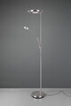 Lampadar Barrie, TRIO, 30x181 cm, 32W/6W, 2x SMD LED, metal, argintiu
