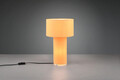 Lampa de masa Bale, TRIO, 24x40 cm, 10W, 2x E27, textil, portocaliu