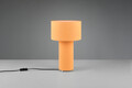 Lampa de masa Bale, TRIO, 24x40 cm, 10W, 2x E27, textil, portocaliu
