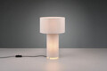 Lampa de masa Bale, TRIO, 24x40 cm, 10W, 2x E27, textil, gri
