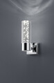 Aplica de perete Bolsa, TRIO, 7x19 cm, 3W, 1x SMD LED, metal, argintiu