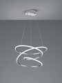 Lustra Bologna, RL, 50x150 cm, 36W, 1x SMD LED, metal, argintiu