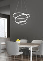 Lustra Bologna, RL, 50x150 cm, 36W, 1x SMD LED, metal, alb mat