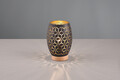 Lampa de masa Bidar, RL, 15x21.5 cm, 28W, 1x E27, metal, negru/natur