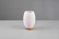 Lampa de masa Bidar, RL, 15x21.5 cm, 28W, 1x E27, metal, alb mat/natur