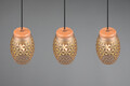 Lustra Bidar, RL, 71x15x150 cm, 28W, 3x E27, metal, aramiu