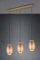 Lustra Bidar, RL, 71x15x150 cm, 28W, 3x E27, metal, aramiu