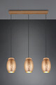 Lustra Bidar, RL, 71x15x150 cm, 28W, 3x E27, metal, aramiu