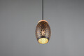Lustra Bidar, RL, 15x150 cm, 28W, 1x E27, metal, negru/natur