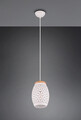 Lustra Bidar, RL, 15x150 cm, 28W, 1x E27, metal, alb mat/natur