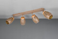 Plafoniera Bidar, RL, 74x12x27 cm, 10W, 4x E14, metal, aramiu