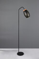Lampadar Bidar, RL, 22x147 cm, 10W, 1x E27, metal, negru/natur