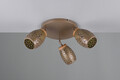 Plafoniera Bidar, RL, 58x27 cm, 10W, 3x E14, metal, aramiu
