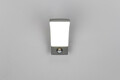 Aplica de perete pentru exterior cu senzor Beja, RL, 8x18.5x22.5 cm, 12.5W, 1x SMD LED, aluminiu, antracit