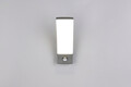 Aplica de perete pentru exterior cu senzor Beja, RL, 8x18.5x22.5 cm, 12.5W, 1x SMD LED, aluminiu, antracit