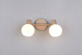 Plafoniera Boba, RL, 25x10x18.5 cm, 10W, 2x E14, metal, bej inchis/alb