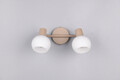 Plafoniera Boba, RL, 25x10x18.5 cm, 10W, 2x E14, metal, bej inchis/alb