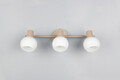Plafoniera Boba, RL, 45x10x18.5 cm, 10W, 3x E14, metal, bej inchis/alb