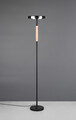 Lampadar Celeste, TRIO, 33x160 cm, 15W, 1x SMD LED, metal, negru/gri