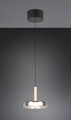 Lustra Celeste, TRIO, 22x200 cm, 10W, 1x SMD LED, metal, negru/gri