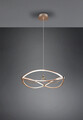 Lustra Charivari, TRIO, 62x150 cm, 42W, 1x SMD LED, metal, bronz mat