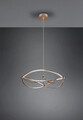 Lustra Charivari, TRIO, 62x150 cm, 42W, 1x SMD LED, metal, bronz mat