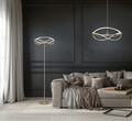 Lustra Charivari, TRIO, 62x150 cm, 42W, 1x SMD LED, metal, bronz mat