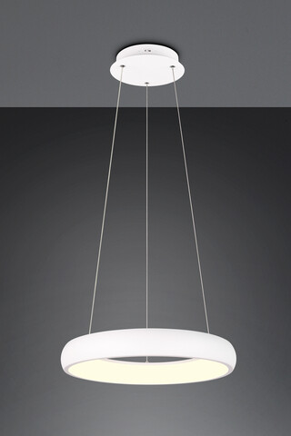 Lustra Cardona, TRIO, 46.5x150 cm, 29W, 1x SMD LED, metal, alb mat