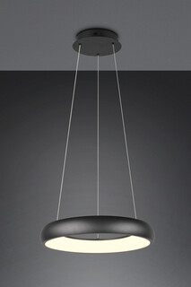 46.5x150 cm, Negru mat, Lustra