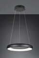 Lustra Cardona, TRIO, 62x150 cm, 38W, 1x SMD LED, metal, negru mat