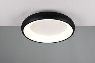 46.5x10 cm, Negru mat, Plafoniera