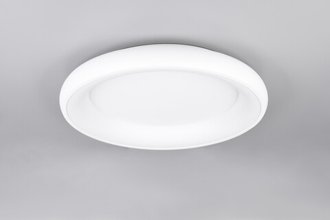 Plafoniera Cardona, TRIO, 62x10 cm, 38W, 1x SMD LED, metal, alb mat