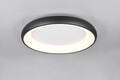 Plafoniera Cardona, TRIO, 62x10 cm, 38W, 1x SMD LED, metal, negru mat