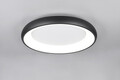 Plafoniera Cardona, TRIO, 62x10 cm, 38W, 1x SMD LED, metal, negru mat