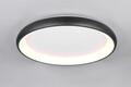 Plafoniera Cardona, TRIO, 75x9.5 cm, 59W, 1x SMD LED, metal, negru mat