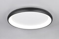 Plafoniera Cardona, TRIO, 75x9.5 cm, 59W, 1x SMD LED, metal, negru mat