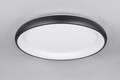 Plafoniera Cardona, TRIO, 75x9.5 cm, 59W, 1x SMD LED, metal, negru mat