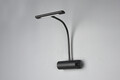 Aplica de perete Curtis, TRIO, 18x35 cm, 4W, 1x SMD LED, metal, negru mat