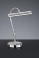 Lampa de masa Curtis, TRIO, 18x35 cm, 4W, 1x SMD LED, metal, argintiu