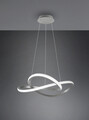 Lustra Course, RL, 60x150 cm, 27W, 1x SMD LED, metal, argintiu