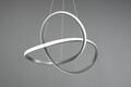Lustra Course, RL, 60x150 cm, 27W, 1x SMD LED, metal, argintiu