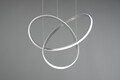 Lustra Course, RL, 60x150 cm, 27W, 1x SMD LED, metal, argintiu