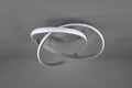 Plafoniera Course, RL, 45x18.8 cm, 18W, 1x SMD LED, metal, argintiu/alb