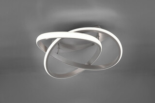 45x18.8 cm, Nichel, Plafoniera