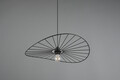 Lustra Chapeau, RL, 60x150 cm, 40W, 1x E27, metal, negru mat